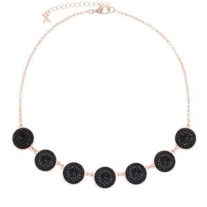 Black Tie Mixit 17 Inch Cable Collar Necklace
